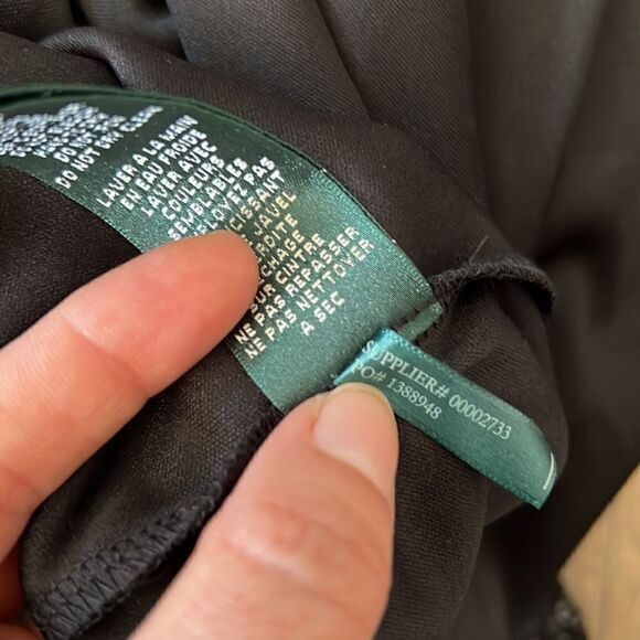 Lauren Ralph Lauren Sleeveless Cowl Neck Sequin Lace Gown - Picture 11 of 11